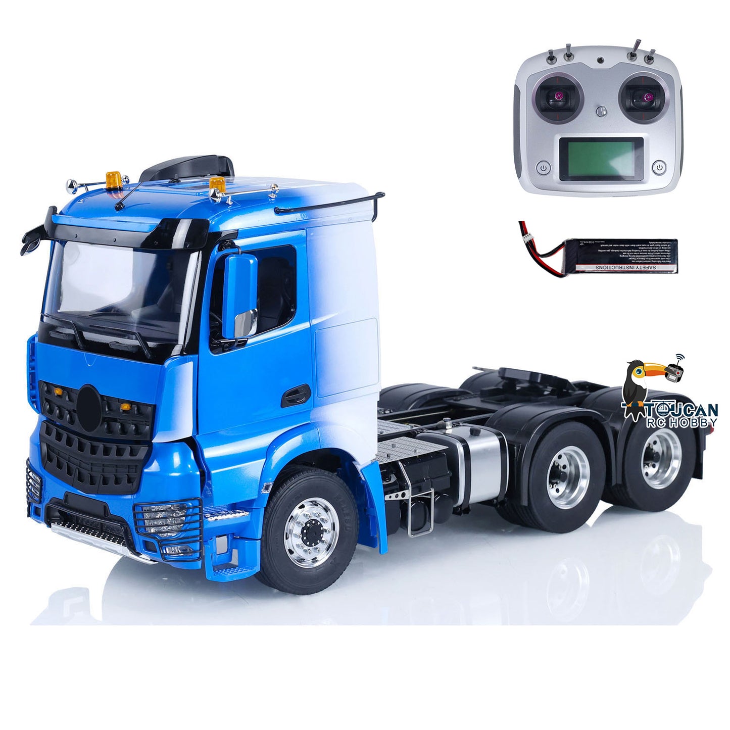 AUF LAGER LESU 1/14 6x6 RC Sattelzugmaschine RTR 