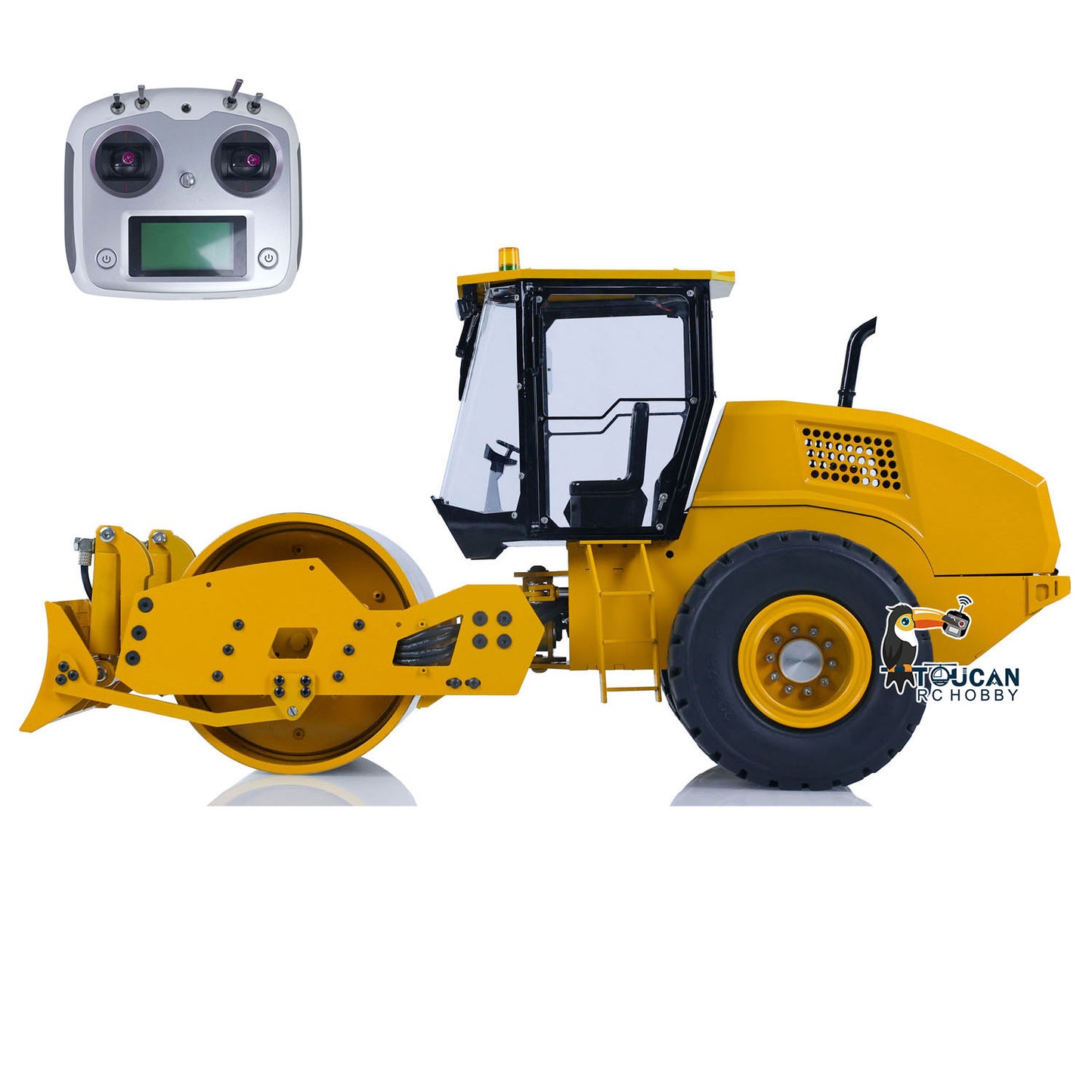 1/12 CS11 RC Hydraulic Road Roller Metal Remote Control Construction Vehicles