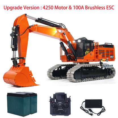 TOUCAN RC HOBBY 1/8 385CF Metal Hydraulic RC Excavator RTR 150KG Heavy Duty Remote Control Diggers Ready to Run Upgraded Version Models