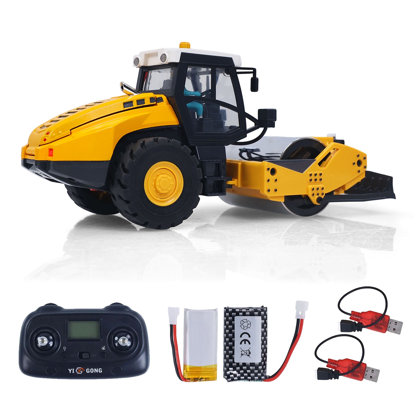 Deposit Pre-order Hydraulic RC Road Roller 131 Remote Control Construction Vehicles New Product Radio System