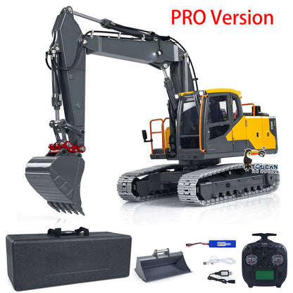 1:14 RC Hydraulic 3 Arms Excavator 160 Metal Remote Control Digger