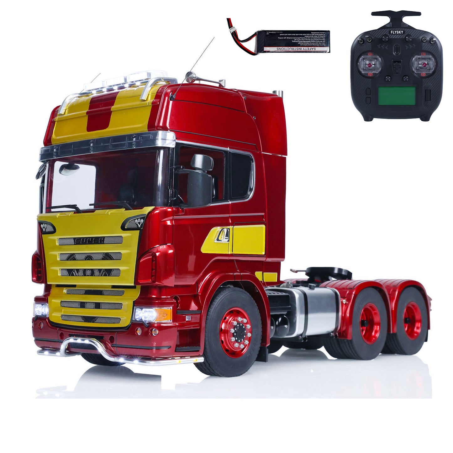 LESU 1/14 6x6 RTR RC Sattelzugmaschine mit 802 Kabine