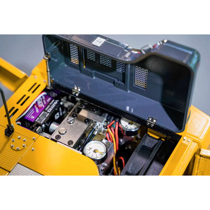 Super Frog 3 Pumps 9CH Valve 1/14 RC Hydraulic Excavator E400 Pro Metal Digger Frsky X12 Radio 5D Rocker Joystick