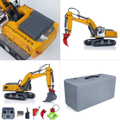 Fast Shipping 1/18 Kabolite 5901 100S Electric Lifting RC Excavator Flysky Remote Control Digger Engineering Vehicle Electric Ripper Hammer