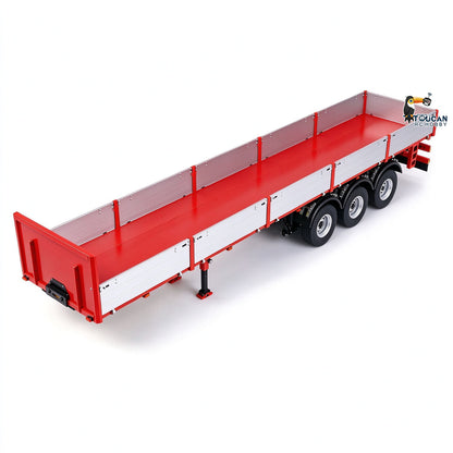 TOUCAN Painted 3-Axle Metal Semi Trailer Support Legs For 1/14 RC Tractor Truck Remote Control Lorry Car Model BM214 Forklift