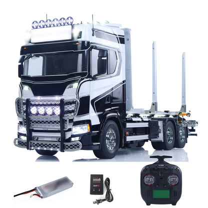 TAMIYA SC770S 56360 6x4 1/14 RC Timber Truck RTR 3Speed Vehicles Smoke Light Sound ST8 Radio Battery