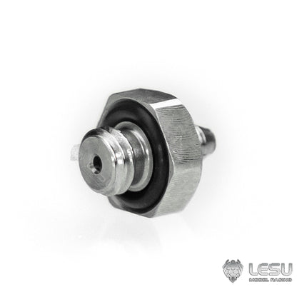 Buse droite LESU M3 en acier inoxydable pour tuyau d'huile hydraulique 2x1 mm pour camions RC