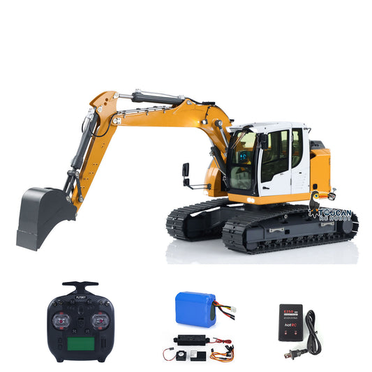 US STOCK 1/14 RC Hydraulic Excavator R920 JDM-208 Metal Remote Control Digger Model Sound