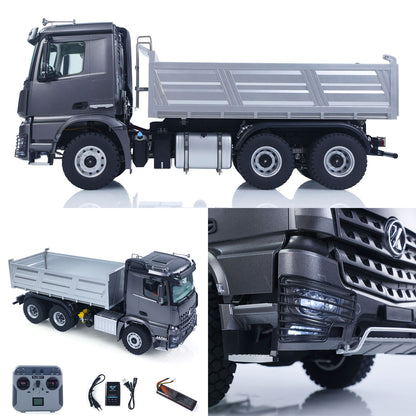1/14 2.4G Remote Control Electric Lifting Dumper 5702 Model 6*6 Tipper Vehicle 2Speed Sound Light Motor RTR Car Gifts Adults