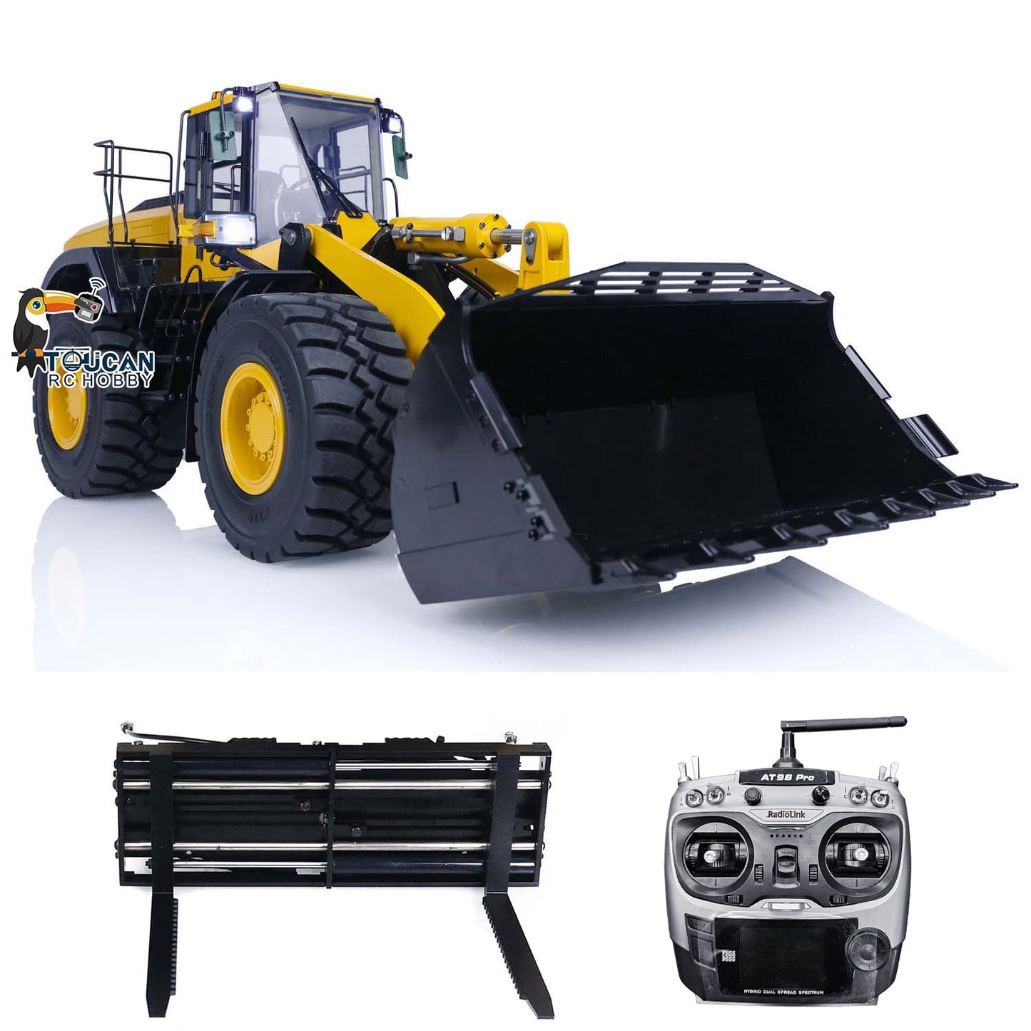 IN STOCK MT Model Metal 1/14 RC Hydraulic Loader WA480 RTR Vehicles