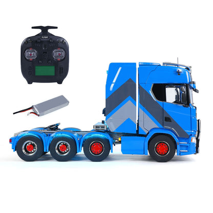 770S 1/14 RC Tractor Truck 8x8 Metal Chassis Remote Control Lorry ST8 Battery