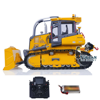 IN STOCK LESU Aoue 850K 1/14 Hydraulic RC Bulldozer PL18EV Lite Black Track Dozers