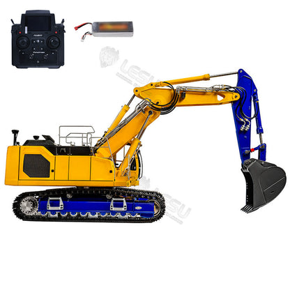 1/14 LESU RC Hydraulic Diggers LR945 3 Arms RTR Remote Control Excavator Model