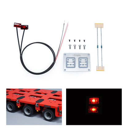 Plastic LED Clearance Lamp Side Marker Light 2.2V-3V for DIY TAMIYA 1:14 RC Tractor Truck Model 3348 FH16 Trailer Vehicle Car