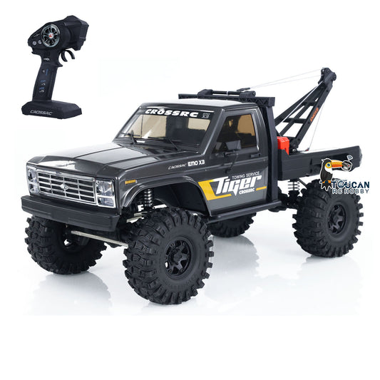 CORSSRC 4WD 1/8 EMO X3 RC Road Rescue Towing Crawler PNP