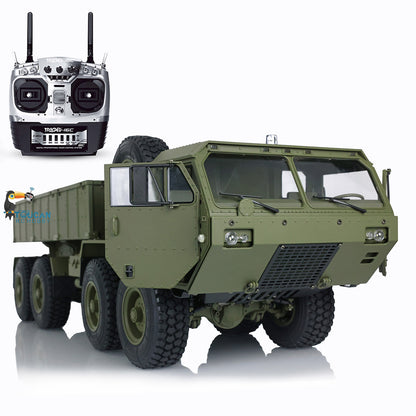 US STOCK HG 1/12 RC US Military Truck Metal 8*8 Chasis Model 2.4G Radio Servo Motor P801