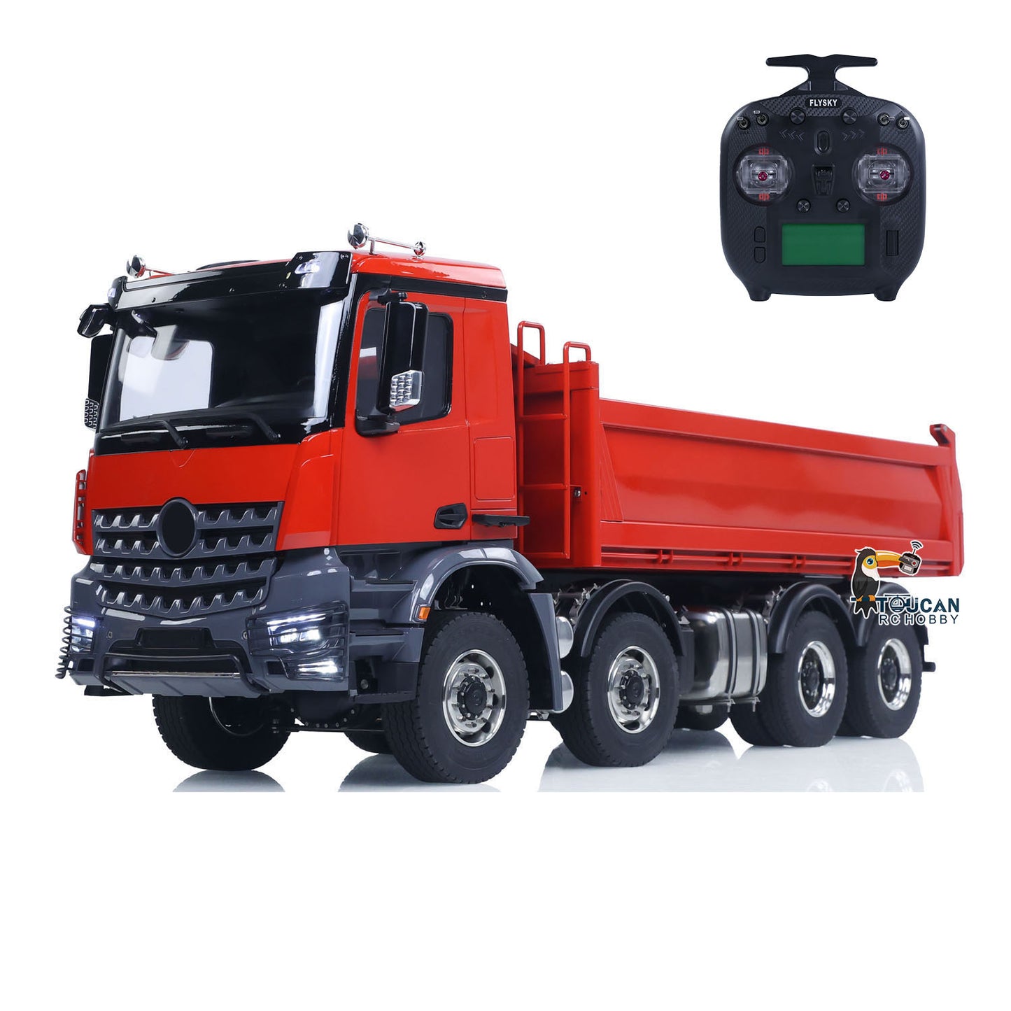 1/14 8x8 RC Basculeur hydraulique pour voiture PNP ESC Servo