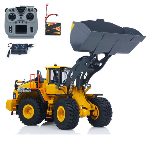 Double E Metal 1/14 4X4 Remote Control Hydraulic Loader L260H Axle Locks 2Speed Gearbox Brushless Motor Battery RTR Light System