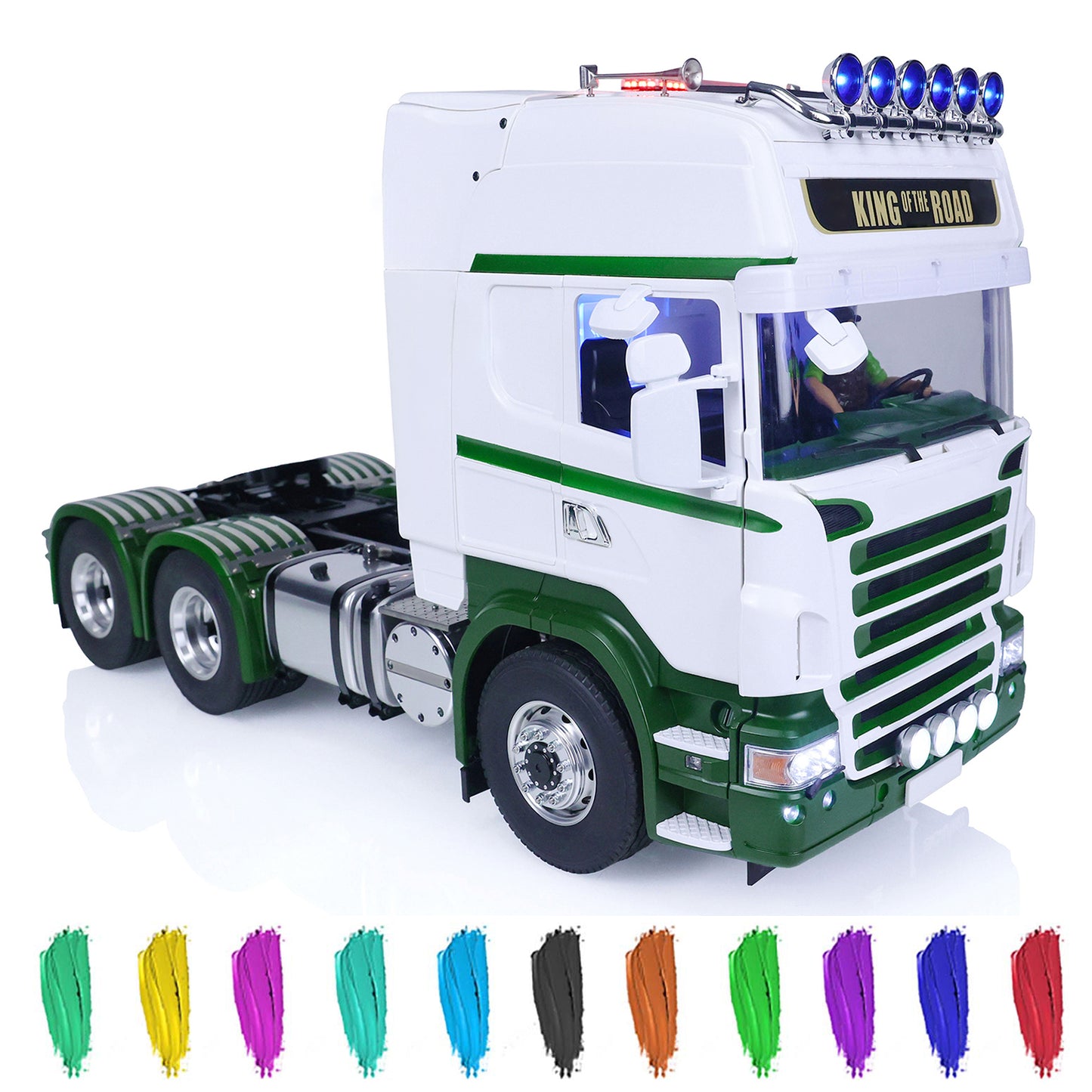 TOUCAN 1:14 DIY RC Tractor Truck for Tamiya 6x6 Remote Control Cars Model