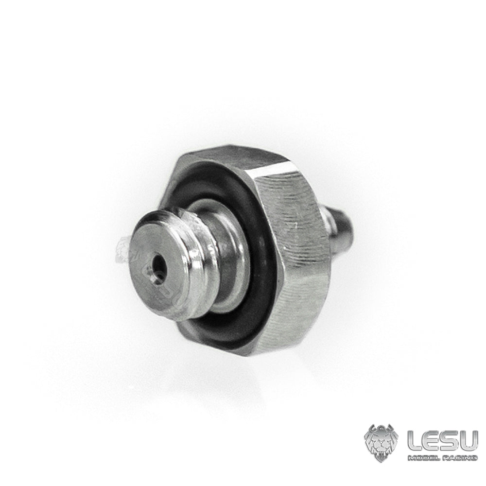 LESU M3 Straight Nozzle Bent Nozzle Stainless Steel for 2x1mm Hydraulic Oil Hose RC Trucks