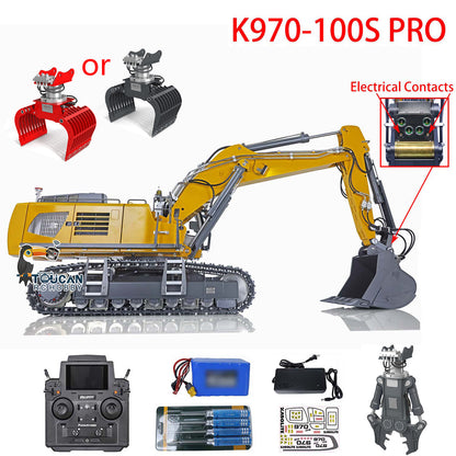 Kabolite K970 100S Pro 1/14 Metal Hydraulic RC RTR Excavator Digger