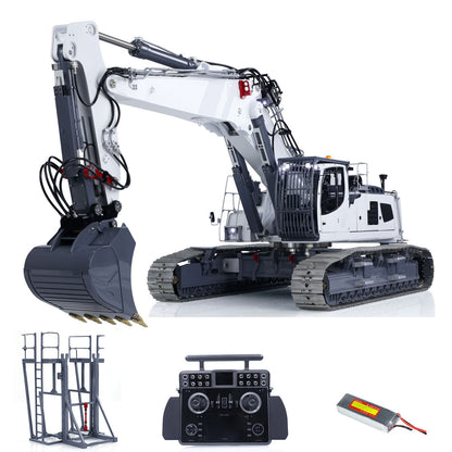 LESU 1/14 RC Excavatrice hydraulique complète LR960 RTR Digger Frsky XE Radio Battery sans système sonore
