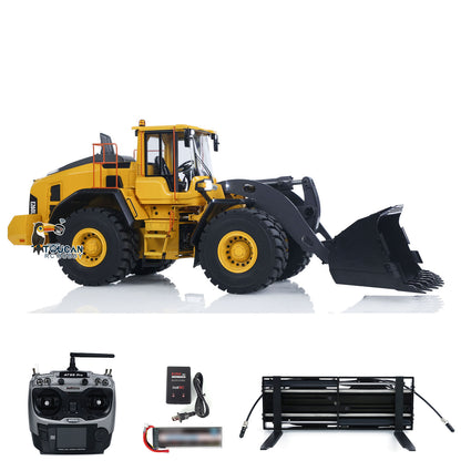 US STOCK Metal 1/14 Hydraulic RC Loader E260L RTR Radio Control Heavy Machine Car Battery