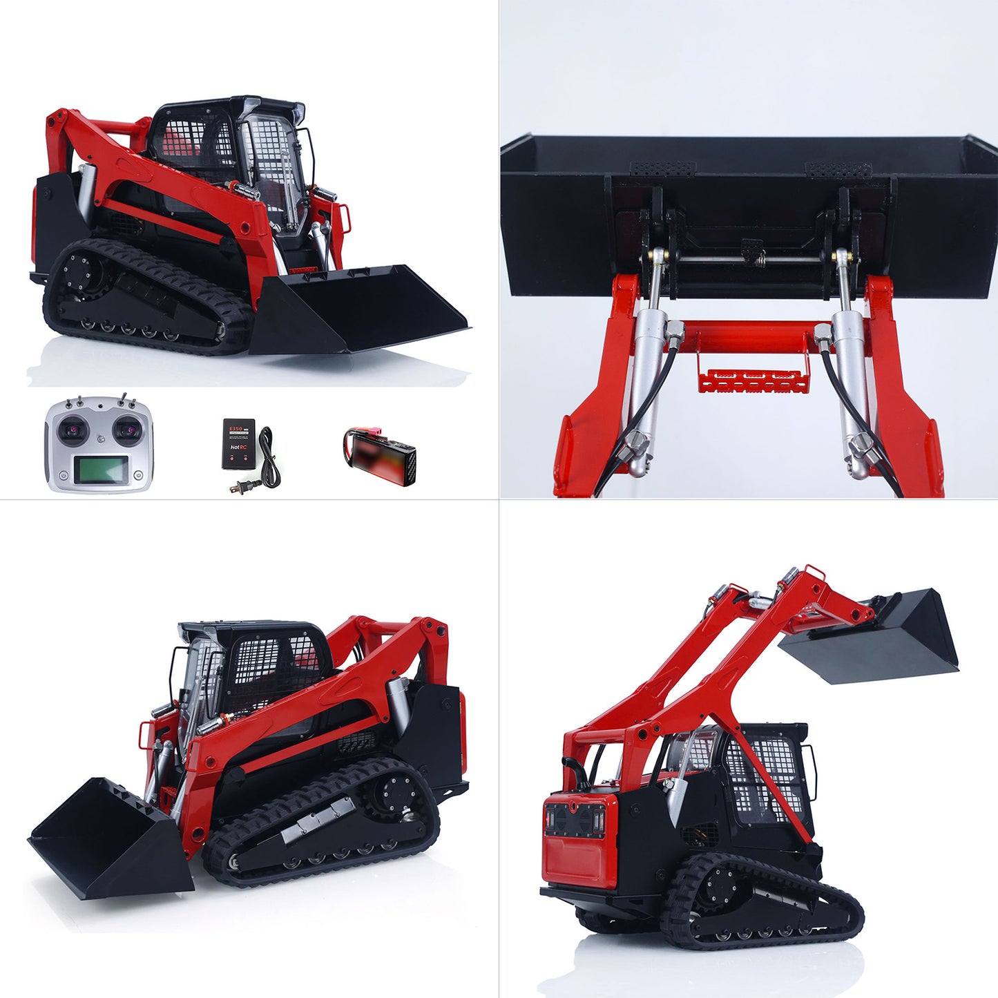 Fast Shipping 1/14 Hydraulic RC Tracked Loader SM770 Skid-Steer Remote Control Car Model