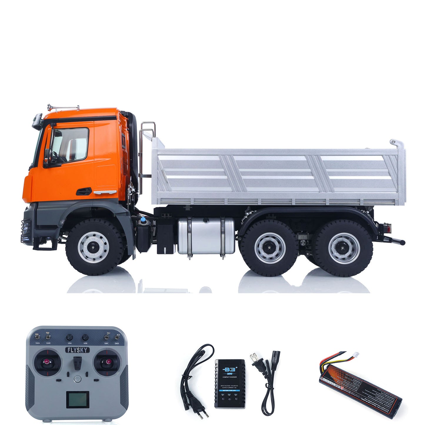 Fast Shipping 1/14 2.4G Remote Control Electric Lifting Dumper 5702 Model 6*6 Tipper Vehicle 2Speed Sound Light Motor RTR Car Gifts Adults