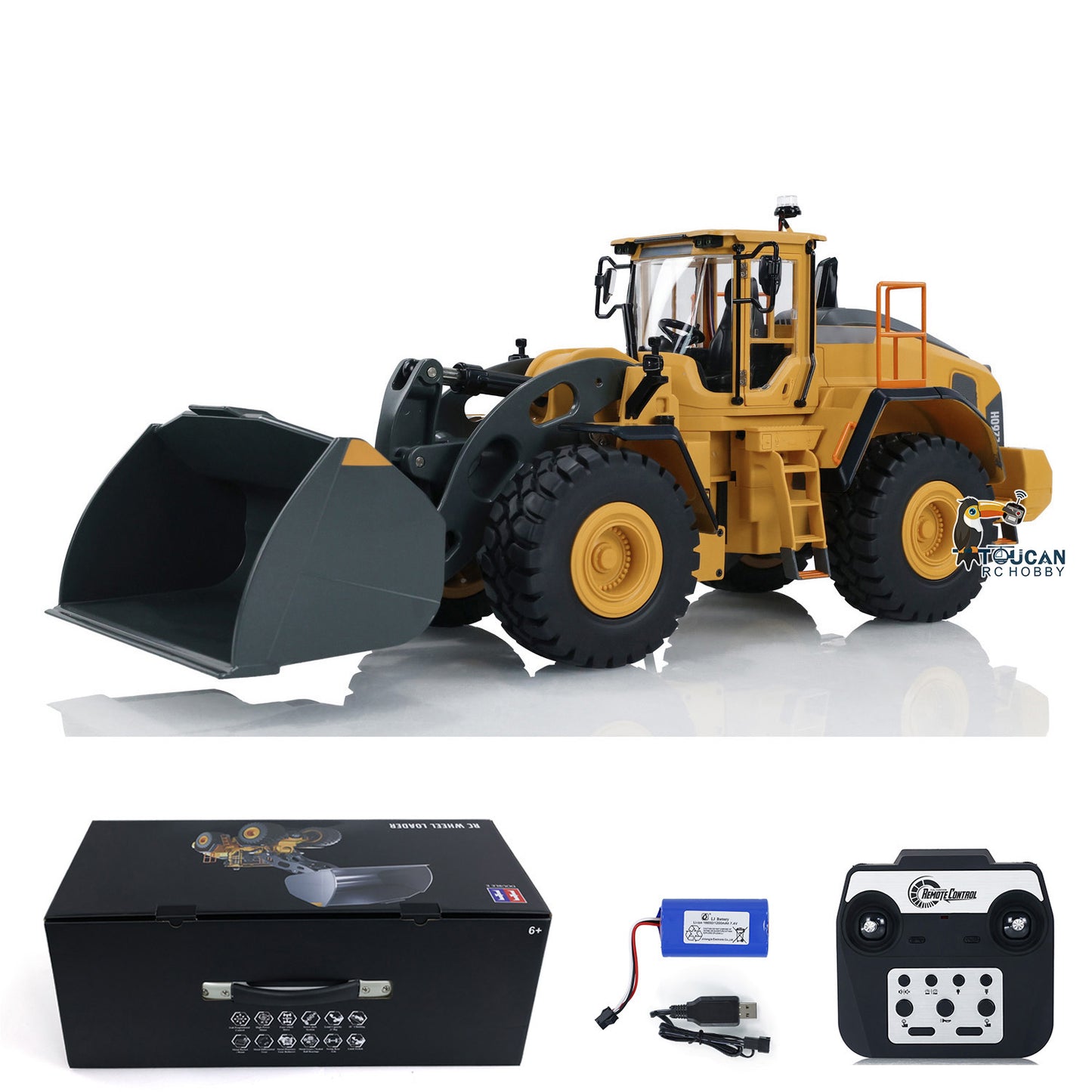Second Hand L260H Loader 1/16 Double Eagle E592 RC Loader Remote Control Car Light Sound