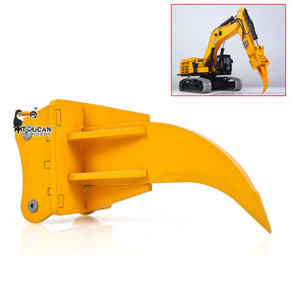Metal Grading Bucket Ripper for 1/12 Hydraulic Remote Control Tracked Excavator C395 LR976 E650 RC Digger Model Construction Vehicle