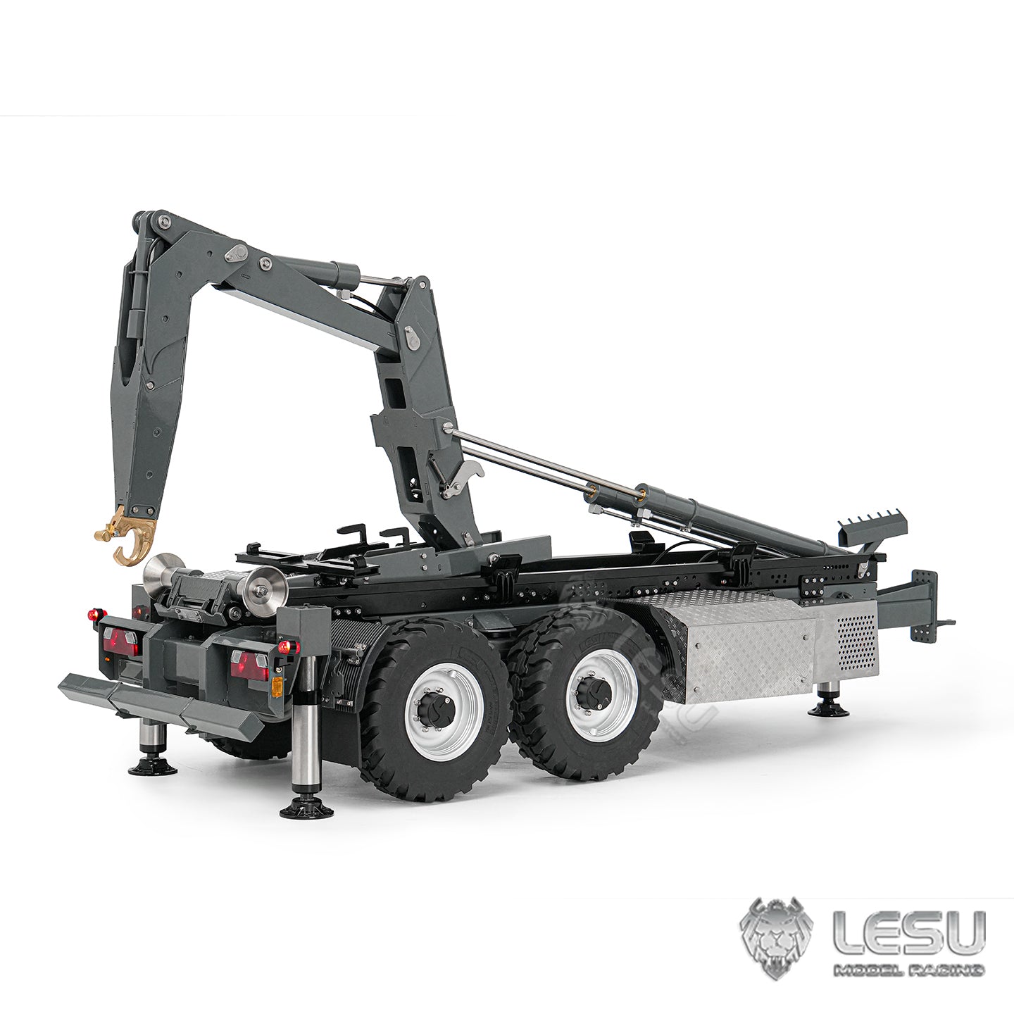 Deposit New Product Pre-order LESU 1/14 Metal Full Dump Semi Trailer RC Construction Vehicle