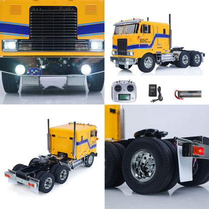 TOUCAN 1/14 Remote Control DIY Tractor Truck 6*4 TAMIYA Chassis 56304 3Speed Transmission Light Sound System RTR Flysky Radio