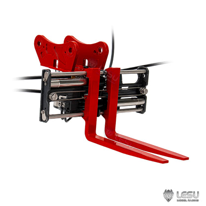 270 Degrees Rotation Metal Hydraulic Fork AT-C0041-C for 1/14 LESU RC Hydraulic Excavator Remote Control Digger Aoue ET35 B0006 Model