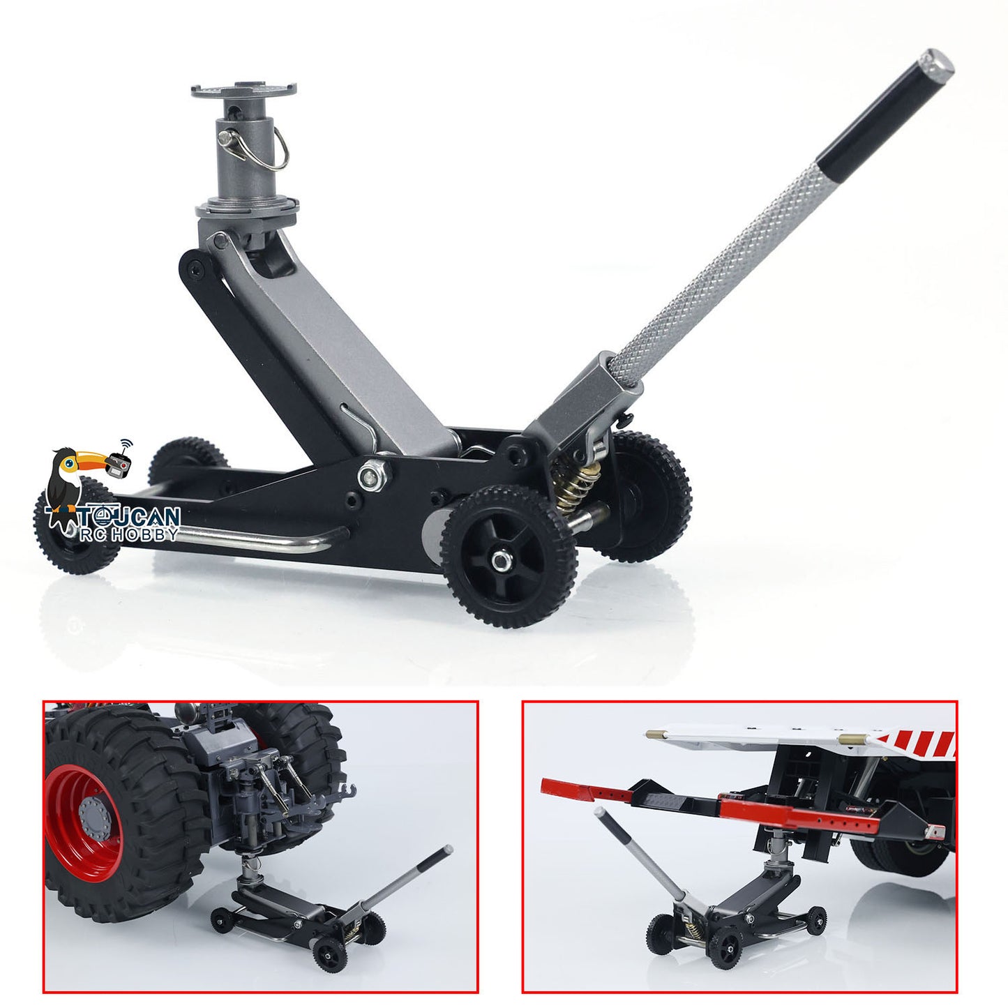 JDModel 1/10 Metal Jack Lifting Jacks for RC Crawler Car Off-road Model