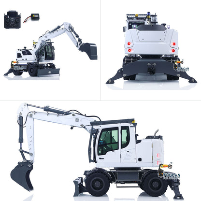 CUT 1/14 Scale 914 8-ways RC Hydraulic Wheeled Excavator