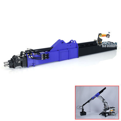 Metal Hydraulic Telescopic Boom / Claw for 1/14 RC Excavator 946 EC380 Upgraded Parts