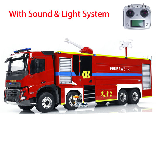 1/14 Remote Control Fire Truck 8x4 RC Fire Fighting Model