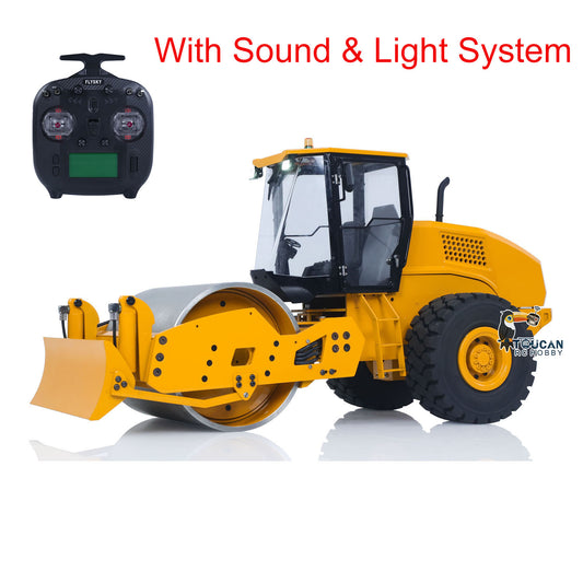 1/12 CS11 RC Hydraulic Road Roller Metal Remote Control Construction Vehicles