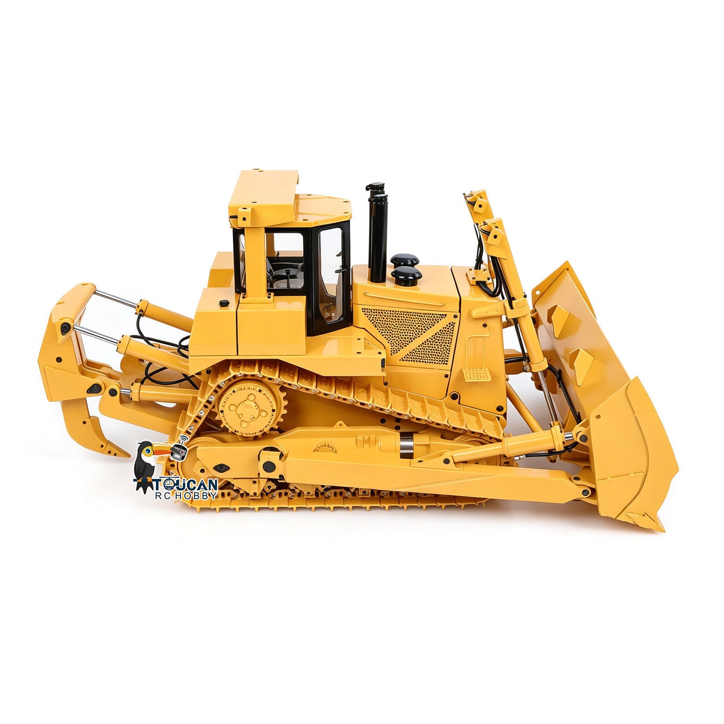 Fast Shipping 1/14 JDM-98 DXR2 Metal RC Hydraulic Bulldozer Radio Control Dozer 201 New Sound Module