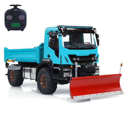 1:14 Hydraulic RC Dump Truck 4x4 Radio Control Tipper With Snow Blade