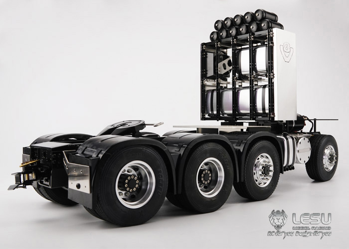 LESU Heavy-duty Chassis 1/14 R620 RC Tractor Truck Model Car SAVOX Servo Equipment Rack