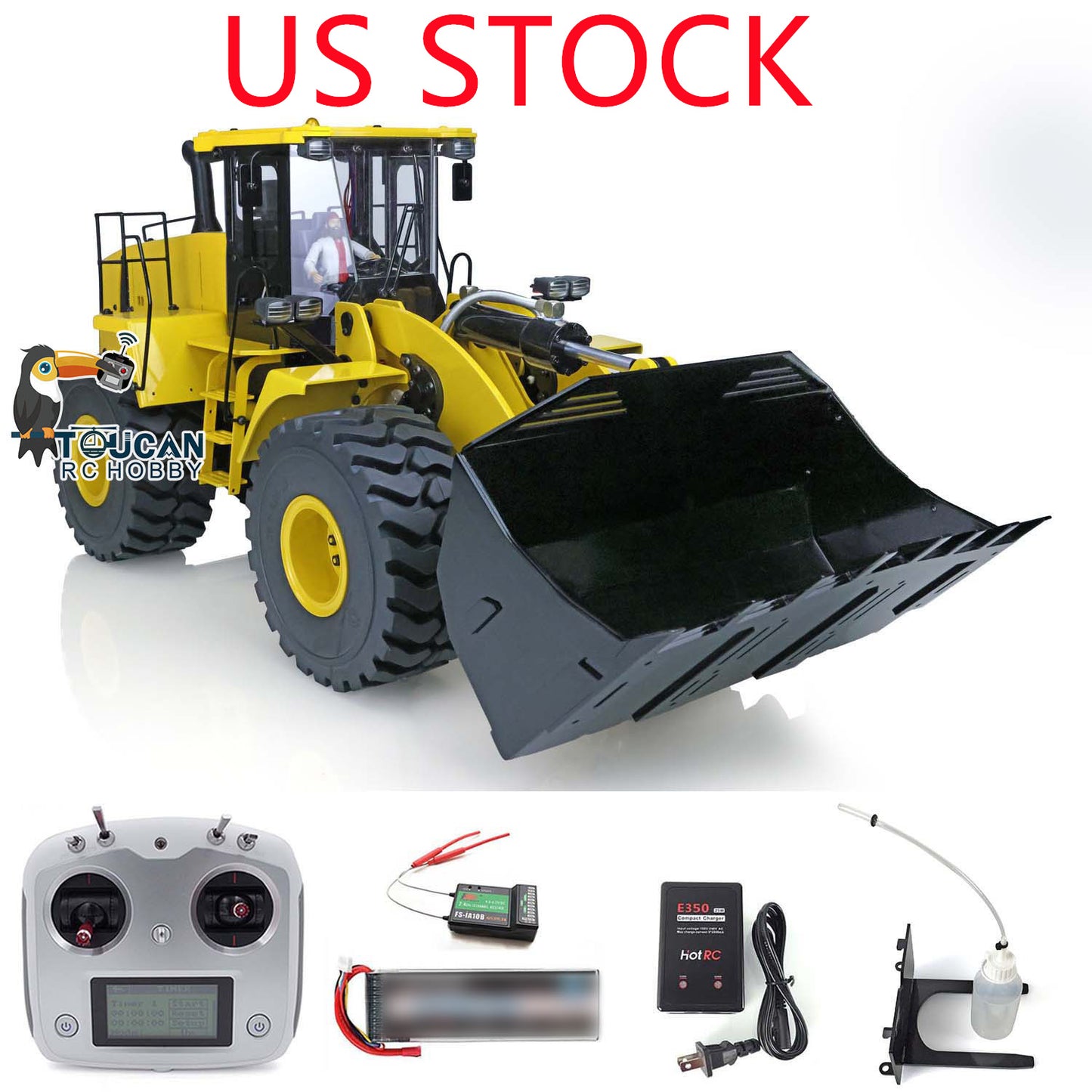 Chargeur hydraulique à roues WA470 RTR US STOCK 1/14