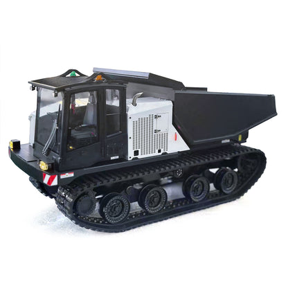 Super Frog T14R Panther 1/14 RC Hydraulic Crawler Dump Truck Remote Control Metal Tracked Tipper Construction Vehicles Frsky X14
