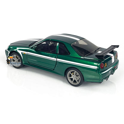 Capo 1/8 Assemblé Peint RTR 4x4 4WD R34 RC Racing Drifting Car Avec Système Sonore Et Lumineux Fonction Fumée