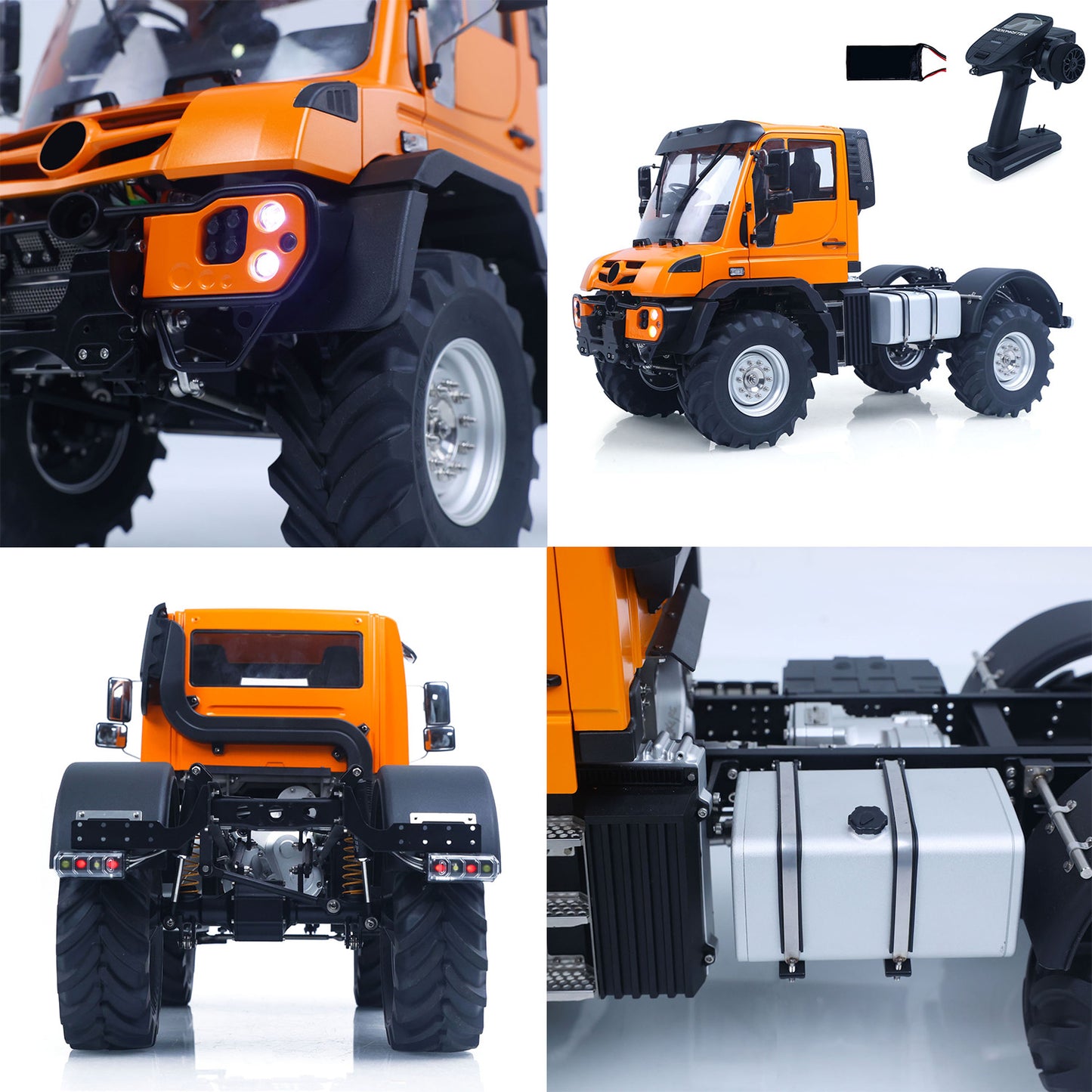 U535 Lite 4X4 1/14 Remote Control Rock Crawler Car RC Off Road Vehicle Metal Drive Shafts 2Speed Gearbox Brushless Motor ESC