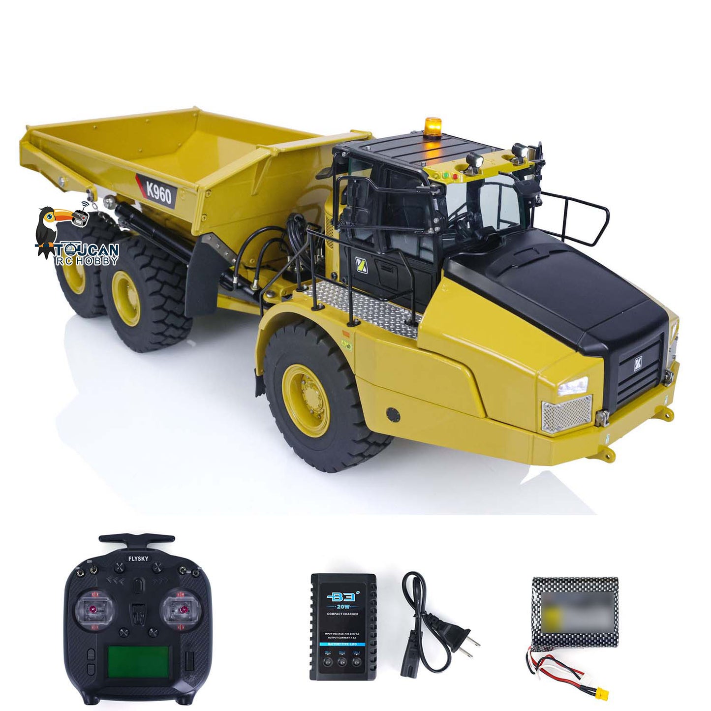 KABOLITE K960 1/20 RC Hydraulischer Gelenk-LKW 6x6 RC Dumper