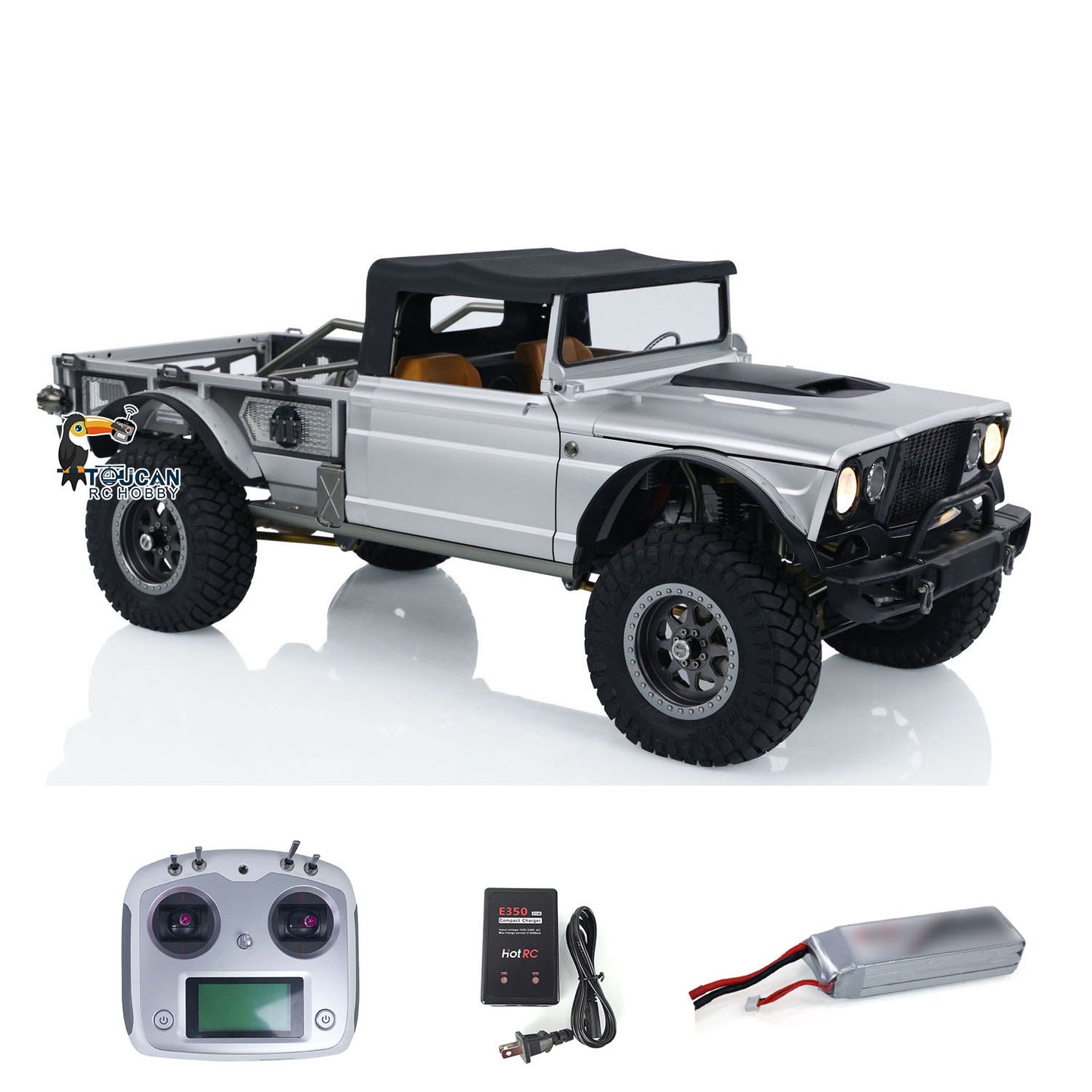 RTR TWOLF 1/10 M715 RC Metal Crawler Off-road Climb Truck