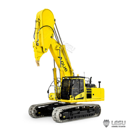1/14 LESU RC Metal Excavator Model PC500 Radio Control Hydraulic Crawler Digger Machine with Rock Arm LED Lighting System