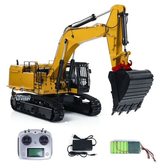 1/14 3 Arms 374F RC Hydraulic Excavator PL18EV Metal Digger Model